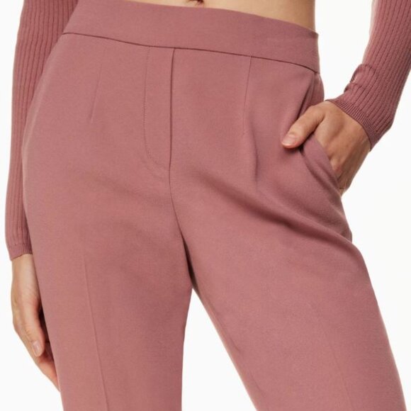 NWT Babaton Conan Pant size 00 - red willow color - Picture 4 of 5